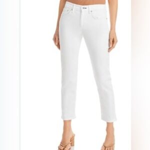 rag & bone drew low rise  Women's White Jeans size 25